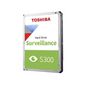 Toshiba S300 Surveillance Hard Drive, 6 TB, 3.5" SATA, 256 MB, Bulk