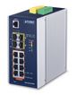 Planet L2+ Industrial 8-Port 10/100/1000T 802.3at PoE + 4-Port 100/1000X SFP Managed Ethernet Switch