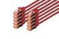 Digitus CAT 6 S-FTP patch cord, Cu, LSZH AWG 27/7, length 2 m, 10 pieces, color red