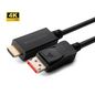 MicroConnect 4K DisplayPort 1.4 - HDMI 2.0 Cable 10m