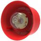 Hochiki Wall Sounder Beacon, red case, white LEDs