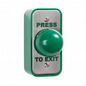 RGL Architrave Stainless Steel & Large Green Dome Button,4 Amp Load,IP66 rated,Inclu