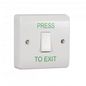 RGL Standard White Plastic & Light Switch Style  Button,4 Amp Load,IP66 rated,Inclu