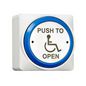 RGL DDA White Plastic & Stainless Steel Push Plate Button,High Impact,Active 360° Op
