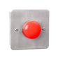 RGL Standard Stainless Steel & Large Red Dome Button,With Collar,4 Amp Load,IP66 rat