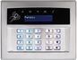 Pyronix Satin Chrome LCD RKP inc, in-built Prox Tag Reader, 2 zones, 1 output.