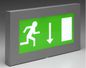 LuxIntelligent Exi-LED Wall mounted 3 Hour Maintained Exit sign with White finish (Arrow Down)