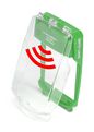 Vimpex Smart+Guard Call Point Cover, Flush, With Sounder, GREEN