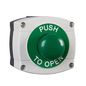 RGL Weatherproof Green Dome Button, Push to Open
