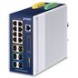 Planet Industrial L3 8-Port 10/100/1000T 802.3bt PoE + 2-Port 1G/2.5G SFP + 4-Port 10G SFP+ Managed Ethernet Switch