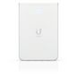 Ubiquiti Wall-mounted WiFi 6 access point with a built-in PoE switch.
