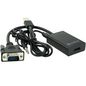 MicroConnect VGA to HDMI Converter with USB Power and Audio