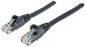 Intellinet Network Patch Cable, Cat6, 0.5M, Black, Cca, U/Utp, Pvc, Rj45, Gold Plated Contacts, Snagless, Booted, Lifetime Warranty, Polybag