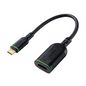 MicroConnect USB-C male to HDMI female adapter, 0.2m, Black
