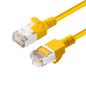 MicroConnect CAT6A U-FTP Slim, LSZH, 1m Network Cable, Yellow
