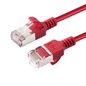 MicroConnect CAT6A U-FTP Slim, LSZH, 3m Network Cable, Red
