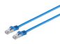 MicroConnect RJ45 Patch Cord S/FTP w. CAT 7 raw cable, 5m, Blue