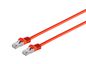 MicroConnect RJ45 Patch Cord S/FTP w. CAT 7 raw cable, 0.5m, Red