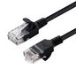 MicroConnect CAT6a U/UTP SLIM Network Cable 3m, Black