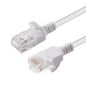 MicroConnect CAT6a U/UTP SLIM Network Cable 0.5m, White