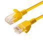 MicroConnect CAT6a U/UTP SLIM Network Cable 1.5m, Yellow