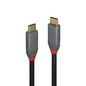 Lindy 0.5M Usb 3.2 Type C Cable, 5A Pd, Anthra Line