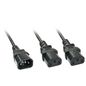 Lindy 2M C14 To 2X C13 Y Extension Cable