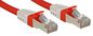 Lindy Cat.6 (A) Sstp / S/Ftp Pimf Premium 0.3M Networking Cable Red