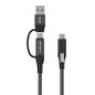 Vivolink USB-C Cable two in one 1,5m Black