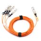 Lanview break-out cable, 7m QSFP to 4 SFP+ AOC **100% DELL Compatible**