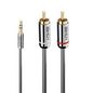 Lindy 10m 3.5mm to Phono Audio Cable, Cromo Line