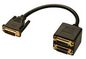 Lindy DVI Dual Link Splitter Cable, 2 Way