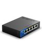 Linksys Lgs105 Unmanaged Gigabit Ethernet (10/100/1000) Black, Blue