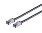 Lanview CAT6A S/FTP High-Flex Network Cable 25cm, Black
