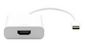 Garbot USB3.1 C-HDMI. M/F. White 20cm
