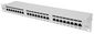 Intellinet Patch Panel, Cat6A, Ftp, 24-Port, 1U, Shielded, 90° Top-Entry Punch Down Blocks, Grey
