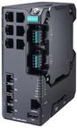 Moxa 8-port managed Ethernet switch, dual power supply 12/24/48 VDC