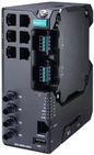 Moxa 8-port managed Ethernet switch, dual power supply 12/24/48 VDC