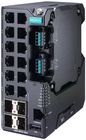 Moxa 12-port managed Ethernet switch, dual power supply 12/24/48 VDC