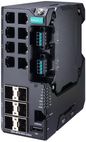 Moxa 14-port managed Ethernet switch, dual power supply 12/24/48 VDC