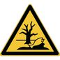 Brady ISO Safety Sign - Warning; Substance or mixture that can cause an environmental hazard