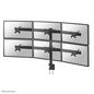 Neomounts by Newstar Newstar Tilt/Turn/Rotate Desk Mount (clamp) for six 19-27" Monitor Screens, Height Adjustable - Black