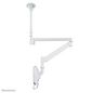 Neomounts by Newstar Newstar Medical Monitor Ceiling Mount (Full Motion gas spring) for 10"-32" Screen, Height Adjustable - White