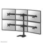Neomounts by Newstar Newstar Tilt/Turn/Rotate Desk Mount (stand) for six 10-27" Monitor Screens, Height Adjustable - Black