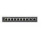 Ruijie 8-Port 100Mbps + 2 Uplink Port 1000Mbps support PoE/PoE+ power supply PoE power budget is 110W, unmanaged switch