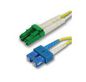 MicroConnect Optical Fibre Cable, SC-LC, Singlemode, Duplex, OS2 (Yellow) 5m
