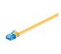 MicroConnect CAT6a U/UTP FLAT Network Cable 1m, Yellow