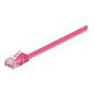 MicroConnect CAT6 U/UTP Network Cable 3m, Pink