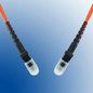 MicroConnect Optical Fibre Cable, MTRJ-MTRJ, Multimode, Duplex, OM1 (Orange), 25m
