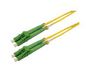 MicroConnect Optical Fibre Cable, LC-LC, Singlemode, Duplex, OS2 (Yellow) 15m
